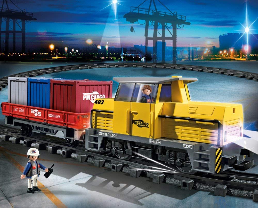 PLAYMOBIL 5258 Neuer RCGüterzug mit Licht und Sound: Amazon.de